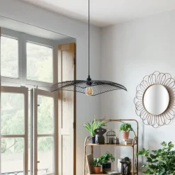 Lampa wisząca Cuzco czarna 59cm