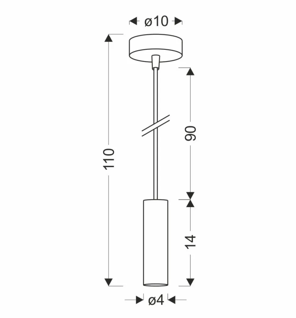 Lampa Wisząca Dallas 142 mm Złoty 1