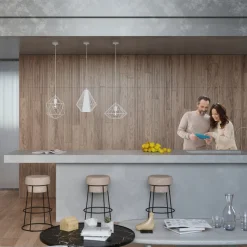 Lampa wisząca DEMI biała