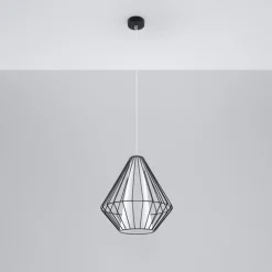 Lampa wisząca DEMI czarna