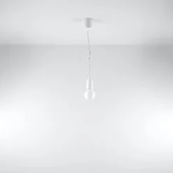 Lampa wisząca DIEGO 1 biała