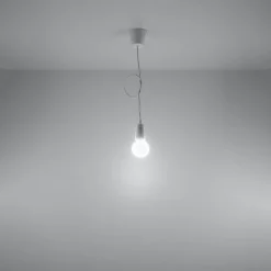 Lampa wisząca DIEGO 1 biała