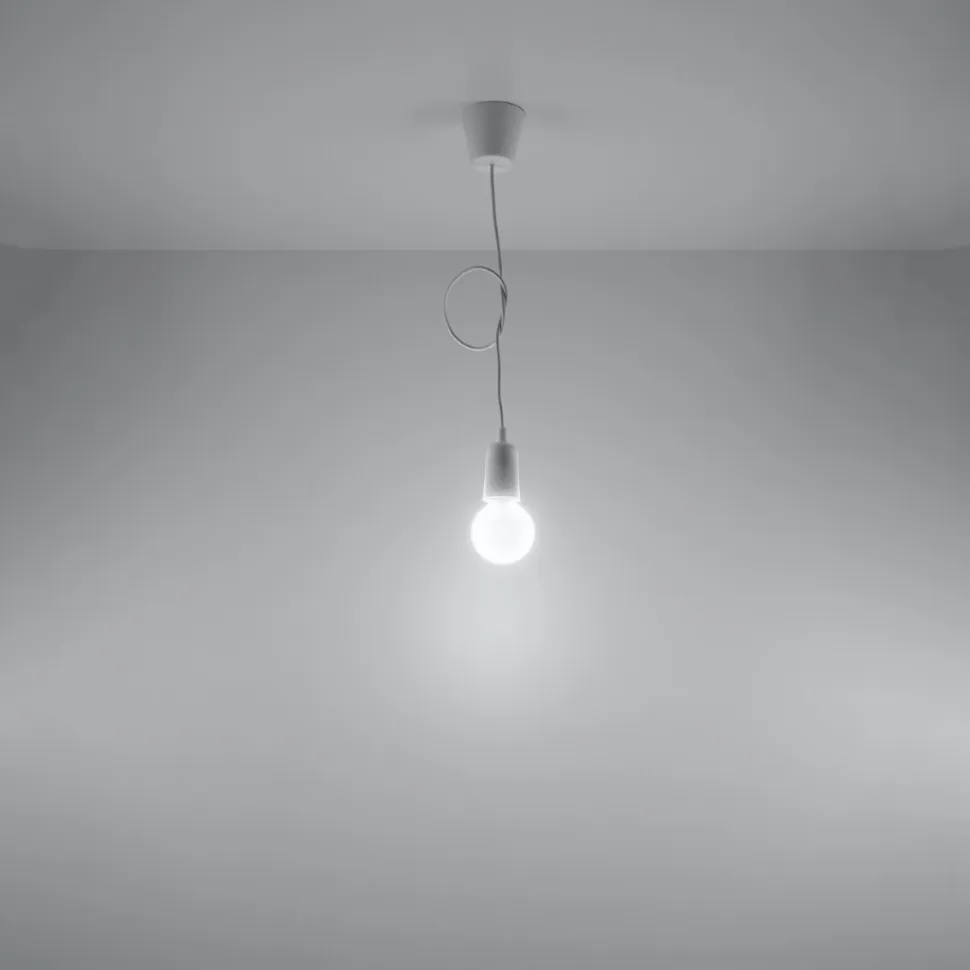 Lampa wisząca DIEGO 1 biała