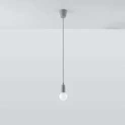 Lampa wisząca DIEGO 1 szara