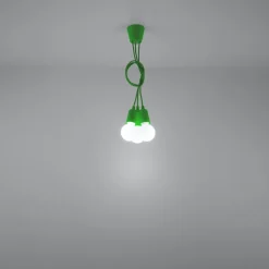 Lampa wisząca DIEGO 3 zielony