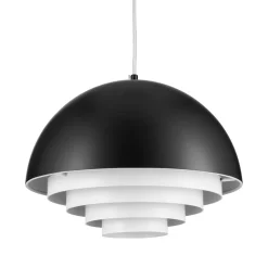 Lampa wisząca DIVERSO czarna matowa 35  cm