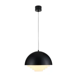 Lampa wisząca DIVERSO czarna matowa 35  cm