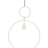 Lampa wisząca Dorina matt white