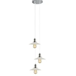 Lampa wisząca Eindhoven Loft MCH CO biały/chrom
