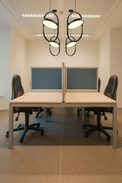 Lampa wisząca ELIPSE LED czarna 38 cm