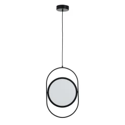 Lampa wisząca ELIPSE M LED czarna 45 cm
