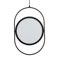 Lampa wisząca ELIPSE M LED czarna 45 cm