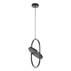 Lampa wisząca ELIPSE M LED czarna 45 cm