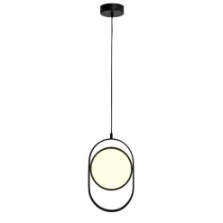 Lampa wisząca ELIPSE MINI LED czarna 32  cm