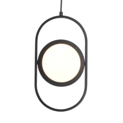 Lampa wisząca ELIPSE MINI LED czarna 32  cm