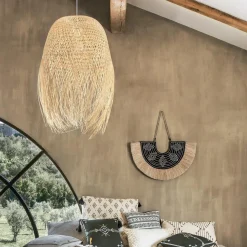 Lampa wisząca Elis bambusowa 40cm