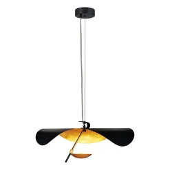 Lampa wisząca ENIGMA LED czarno złota 60  cm