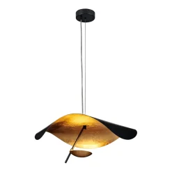 Lampa wisząca ENIGMA LED czarno złota 60  cm