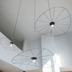 Lampa wisząca ESKOLA 110 czarna