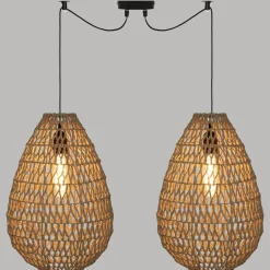Lampa wisząca Etel 2 naturalna