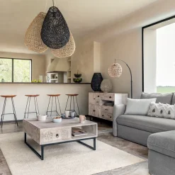 Lampa wisząca Etel czarna