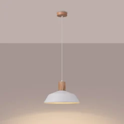 Lampa wisząca FANO biała