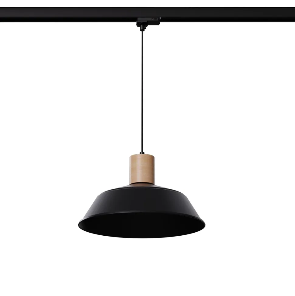 Lampa wisząca FANO czarna E27 3000K 7,5W 620lm