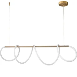 Lampa wisząca FANTASIA LED złota 120 cm