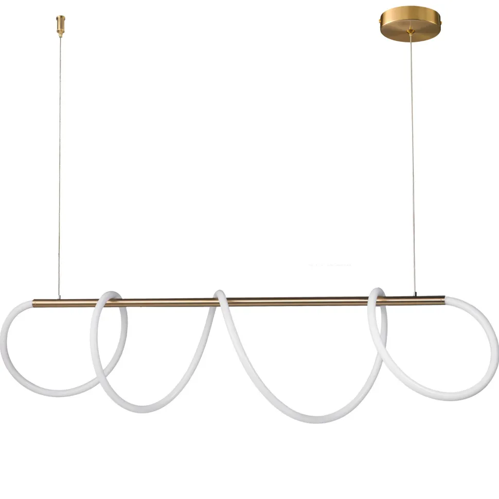 Lampa wisząca FANTASIA LED złota 120 cm