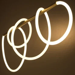 Lampa wisząca FANTASIA LED złota 120 cm