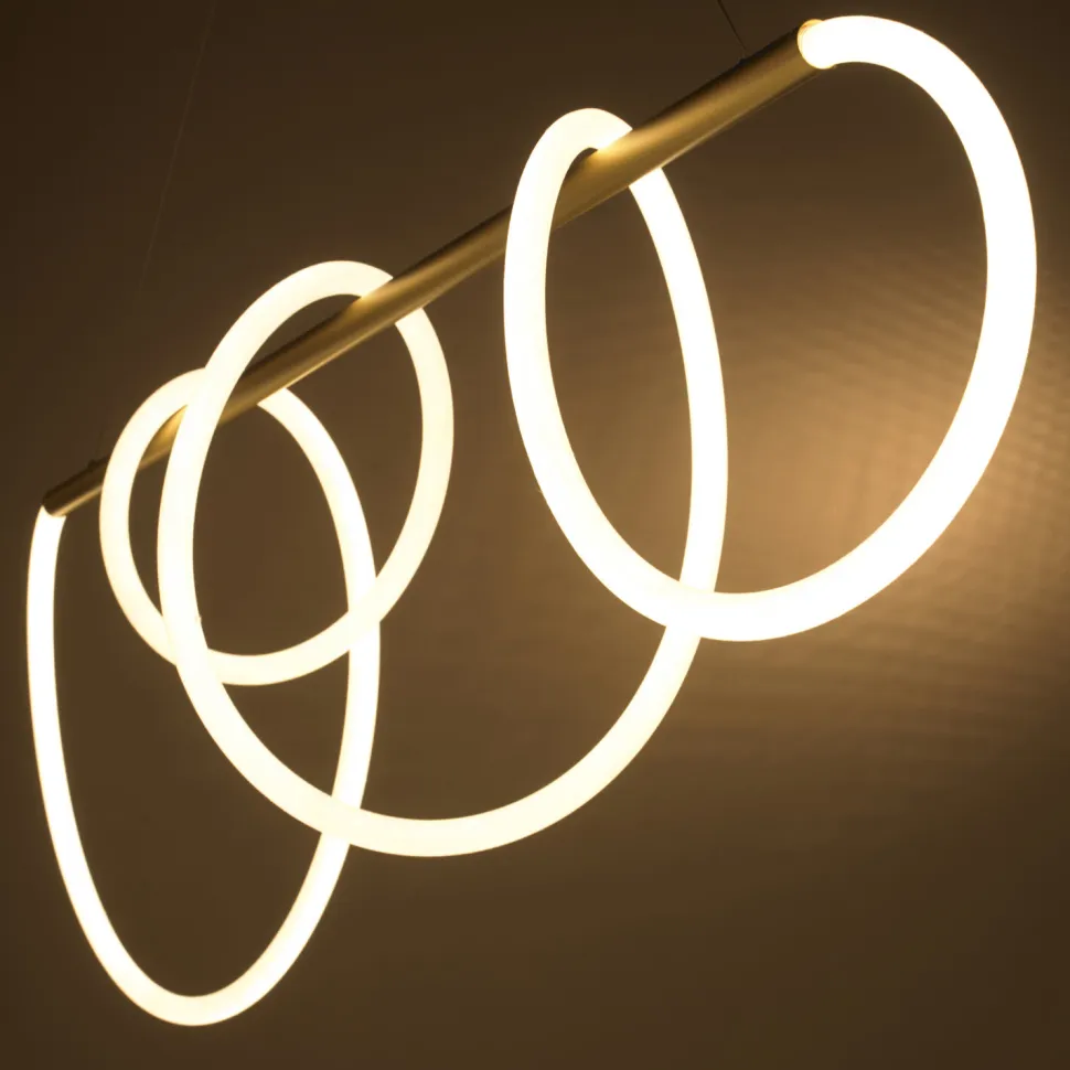 Lampa wisząca FANTASIA LED złota 120 cm