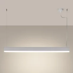 Lampa wisząca FARGE biała LED 4000K