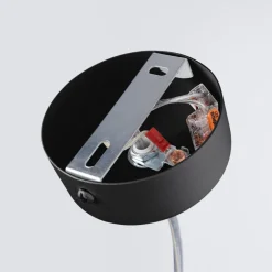 Lampa wisząca FARGE czarna LED 3000K