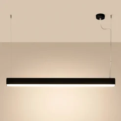 Lampa wisząca FARGE czarna LED 4000K