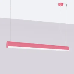 Lampa wisząca FARGE różowa LED 3000K