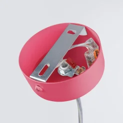 Lampa wisząca FARGE różowa LED 3000K