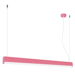 Lampa wisząca FARGE różowa LED 4000K