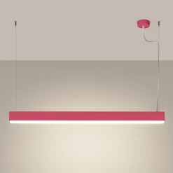 Lampa wisząca FARGE różowa LED 4000K