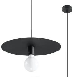 Lampa wisząca FLAVIO czarna