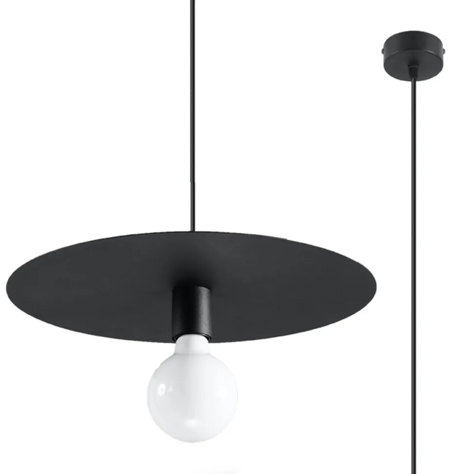 Lampa wisząca FLAVIO czarna