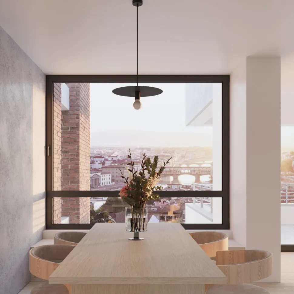 Lampa wisząca FLAVIO czarna