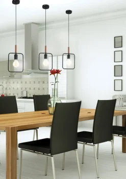 Lampa wisząca Frame 1x60W E27 czarny