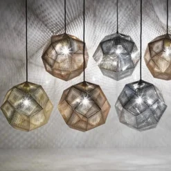 Lampa wisząca FUTURI STAR złota 48 cm