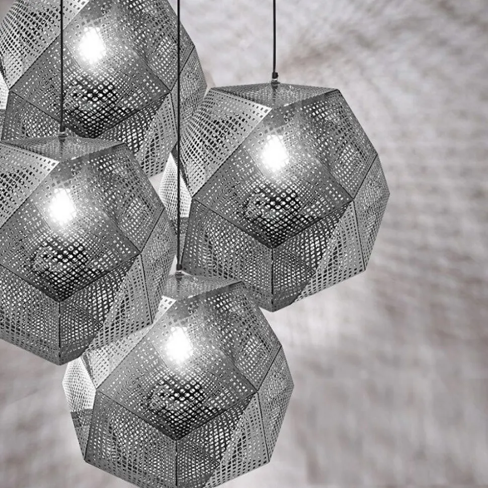 Lampa wisząca FUTURI STAR srebrna 48 cm