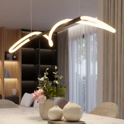 Lampa wisząca GALAKSE 84 czarna LED  2700-6500K