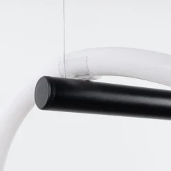 Lampa wisząca GALAKSE 84 czarna LED  2700-6500K