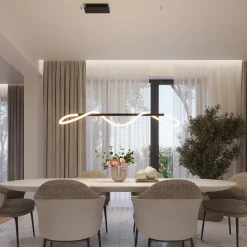 Lampa wisząca GALAKSE 148 czarna LED  2700-6500K