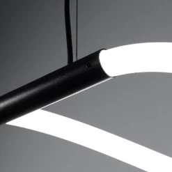 Lampa wisząca GALAKSE 148 czarna LED  2700-6500K