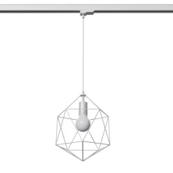 Lampa wisząca GASPARE biała E27 3000K  7,5W 620lm