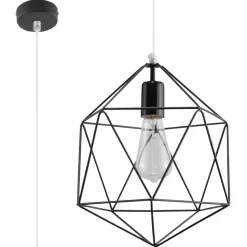 Lampa wisząca GASPARE czarna